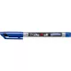 Alkoholos marker, 0,4 mm, kúpos, STABILO "Write-4-all", kék