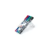 Alkoholos marker készlet, 0,6/1,5 mm, kúpos, kétvégű, STAEDTLER "Lumocolor® duo 348", 4 különböző szín