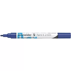   Dekormarker, akril, 2 mm, SCHNEIDER "Paint-It 310", kék
