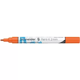   Dekormarker, akril, 2 mm, SCHNEIDER "Paint-It 310", narancssárga