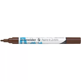   Dekormarker, akril, 2 mm, SCHNEIDER "Paint-It 310", barna
