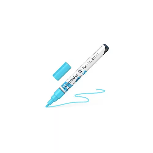 Dekormarker, akril, 2 mm, SCHNEIDER "Paint-It 310", pasztellkék