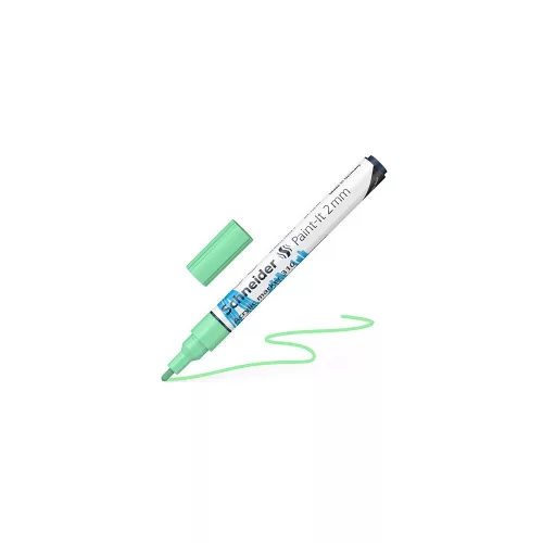 Dekormarker, akril, 2 mm, SCHNEIDER "Paint-It 310", pasztellzöld