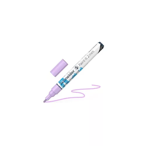 Dekormarker, akril, 2 mm, SCHNEIDER "Paint-It 310", pasztell-lila