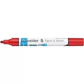   Dekormarker, akril, 4 mm, SCHNEIDER "Paint-It 320", piros