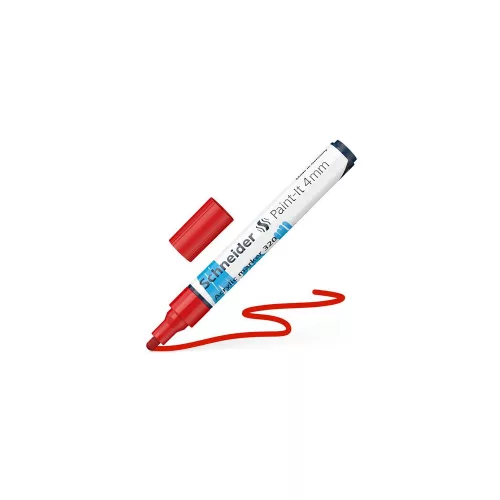 Dekormarker, akril, 4 mm, SCHNEIDER "Paint-It 320", piros