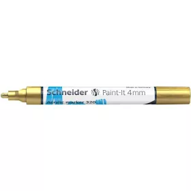   Dekormarker, akril, 4 mm, SCHNEIDER "Paint-It 320", arany