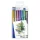 Dekormarker, 1-2 mm, kúpos, STAEDTLER "8323", 6 különböző metál szín, ajándék fekete tusfilccel