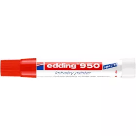  Jelölő marker, 10 mm, kúpos, EDDING "950", piros