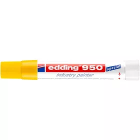   Jelölő marker, 10 mm, kúpos, EDDING "950", sárga