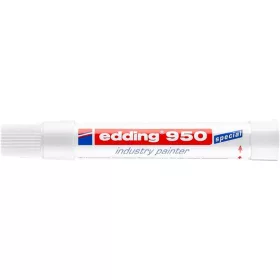   Jelölő marker, 10 mm, kúpos, EDDING "950", fehér