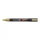 Dekormarker, 0,9-1,3 mm, UNI "Posca PC-3M", arany