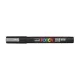 Dekormarker, 0,9-1,3 mm, UNI "Posca PC-3M", ezüst