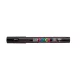 Dekormarker, 0,9-1,3 mm, UNI "Posca PC-3M", fekete