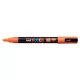 Dekormarker, 0,9-1,3 mm, UNI "Posca PC-3M", narancssárga