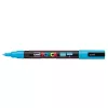 Dekormarker, 0,9-1,3 mm, UNI "Posca PC-3M", világoskék