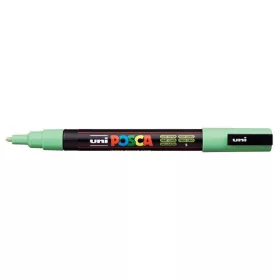   Dekormarker, 0,9-1,3 mm, UNI "Posca PC-3M", világoszöld