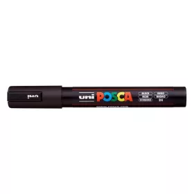 Dekormarker, 1,8-2,5 mm, UNI "Posca PC-5M", fekete