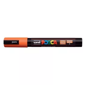   Dekormarker, 1,8-2,5 mm, UNI "Posca PC-5M", narancssárga