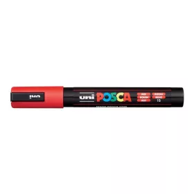 Dekormarker, 1,8-2,5 mm, UNI "Posca PC-5M", piros