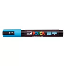   Dekormarker, 1,8-2,5 mm, UNI "Posca PC-5M", világoskék