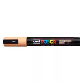   Dekormarker, 1,8-2,5 mm, UNI "Posca PC-5M", világos narancssárga