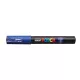 Dekormarker, 0,7-1,0 mm, UNI "Posca PC-1M", kék