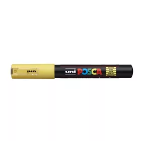 Dekormarker, 0,7-1,0 mm, UNI "Posca PC-1M", sárga