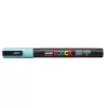 Dekormarker, 0,9-1,3 mm, UNI "Posca PC-3M", tengerzöld