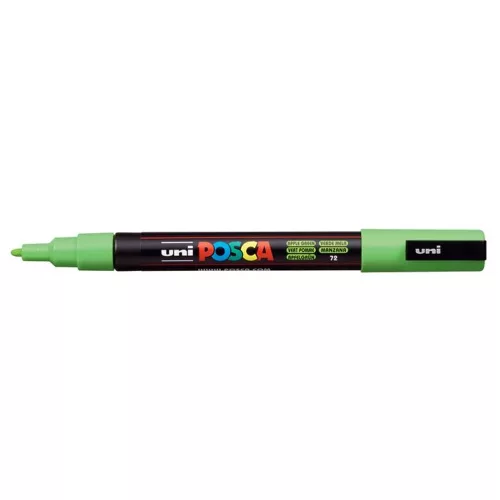 Dekormarker, 0,9-1,3 mm, UNI "Posca PC-3M", almazöld