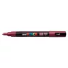 Dekormarker, 0,9-1,3 mm, UNI "Posca PC-3M", vörösbor