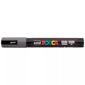   Dekormarker, 1,8-2,5 mm, UNI "Posca PC-5M", mély szürke