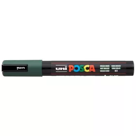   Dekormarker, 1,8-2,5 mm, UNI "Posca PC-5M", angolzöld