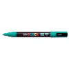 Dekormarker, 0,9-1,3 mm, UNI "Posca PC-3M", smaragdzöld