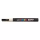 Dekormarker, 0,9-1,3 mm, UNI "Posca PC-3M", bézs