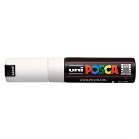 Dekormarker, 4,5-5,5 mm, UNI "Posca PC-7M", fehér