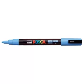   Dekormarker, 0,9-1,3 mm, UNI "Posca PC-3M", égszínkék