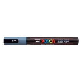   Dekormarker, 0,9-1,3 mm, UNI "Posca PC-3M", palaszürke