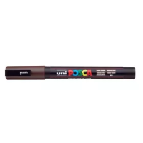   Dekormarker, 0,9-1,3 mm, UNI "Posca PC-3M", sötétbarna