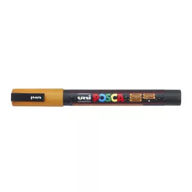   Dekormarker, 0,9-1,3 mm, UNI"Posca PC-3ML", fényes narancs