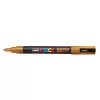 Dekormarker, 0,9-1,3 mm, UNI"Posca PC-3ML", fényes narancs