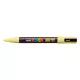 Dekormarker, 0,9-1,3 mm, UNI "Posca PC-3M", napsárga