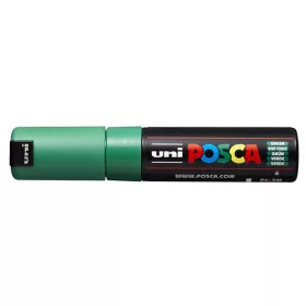 Dekormarker, 4,5-5,5 mm, UNI "Posca PC-7M", zöld