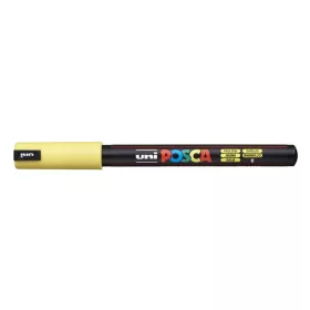 Dekormarker, 0,7 mm, UNI "Posca PC-1MR", sárga