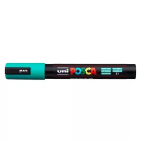   Dekormarker, 1,8-2,5 mm, UNI "Posca PC-5M", smaragdzöld