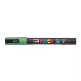   Dekormarker, 0,9-1,3 mm, UNI "Posca PC-3ML", fényes zöld