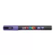 Dekormarker, 0,9-1,3 mm, UNI "Posca PC-3ML", fényes lila