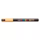 Dekormarker, 0,7 mm, UNI "Posca PC-1MR", barack