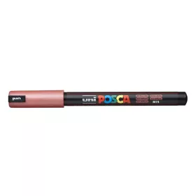   Dekormarker, 0,7 mm, UNI "Posca PC-1MR", metálpiros