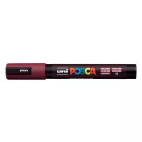   Dekormarker, 1,8-2,5 mm, UNI "Posca PC-5M", vörösbor
